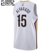 Dječji NBA Dres New Orleans Pelicans Jose Alvarado 15 Nike 2022-23 Association Edition Bijela Swingman